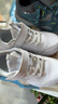 特步童鞋男童女童秋冬棉鞋中大童運動(dòng)休閑加棉跑鞋鞋子兒童跑鞋 新白色 【革面】 33 曬單實(shí)拍圖