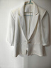 晚白【新品】2026春款氣質(zhì)翻駁領(lǐng)一?？弁ㄇ诎俅铒@瘦西裝外套女 白色 M 曬單實(shí)拍圖