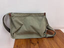 回力（Warrior）大容量帆布單肩包包女式2025新款斜挎包大學(xué)生上課通勤郵差包 綠色 曬單實(shí)拍圖