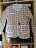 奉孝媽媽冬裝小棉襖加厚羊羔絨短款中老年人女裝花棉衣外套棉服秋冬季 曬單實(shí)拍圖