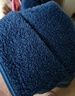 康爾馨1000g超厚希爾頓酒店浴巾 長(cháng)絨棉A類(lèi)男女成人浴巾 藍色150*100cm 曬單實(shí)拍圖