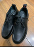 他她（TATA）商務(wù)休閑皮鞋男士黑色男鞋子軟底真皮爸爸鞋新款VVK01DM4 黑色 43 曬單實(shí)拍圖