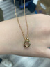 蕭邦（Chopard）項(xiàng)鏈HappyDiamonds18K金圓形單鉆項(xiàng)鏈吊墜女禮物官方正品 18K玫瑰金 380mm-420mm 曬單實(shí)拍圖
