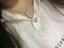 BJYL王一博同款925純銀滿(mǎn)鉆骨頭項鏈女小眾設計ins嘻哈鎖骨鏈高級頸鏈 滿(mǎn)鉆骨頭項鏈（925銀） 曬單實(shí)拍圖