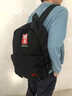 酷森背包男休閑旅行輕便雙肩包國潮高中大學(xué)生書(shū)包初高中女簡(jiǎn)約電腦包 黑色 曬單實(shí)拍圖