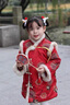 G.duck童裝漢服兒童拜年服冬季新款男女童夾棉加厚中國風(fēng)唐裝套裝旗袍裙 團圓熊貓-套裝 130 尺碼7~8歲【120-130cm】 曬單實(shí)拍圖