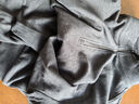 霞湖世家真德絨長(cháng)袖T恤男立領(lǐng)半拉鏈保暖打底衫NL091 深灰色 XL （146-160斤） 曬單實(shí)拍圖