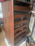 隱山愫木北美黑胡桃原木七抽斗柜高端邊柜茶具收納文玩柜實(shí)木7層牙科柜 曬單實(shí)拍圖
