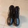 啄木鳥(niǎo)處理斷碼撿漏馬丁靴男青年戶(hù)外皮鞋男秋冬季 MD101棉鞋黑色真皮精品版 41 曬單實(shí)拍圖