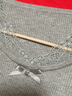 三彩2025冬季新款【抗起球】修身針織衫蕾絲V領(lǐng)打底衫長(cháng)袖M 礦石灰 S 155/80A 曬單實(shí)拍圖