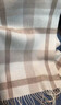 木舟魚(yú)【尖貨】100%純羊毛圍巾女冬季高級感2025新款圍脖生日禮物 駝咖格 （100%純羊毛新格紋） 曬單實(shí)拍圖