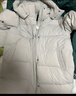 京東京造羽絨服女90鴨絨泡芙短款時(shí)尚百搭25冬季新款厚款外套 純凈灰 M 曬單實(shí)拍圖