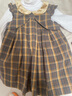 戴維貝拉（DAVE＆BELLA）兒童背心裙春裝新款女童格子裙學(xué)院風(fēng)女寶寶連衣裙小童公主裙 黃綠格【現貨】 110 cm（建議身高100-110cm） 曬單實(shí)拍圖
