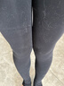 菇娘家黑色打底褲女秋冬季保暖連褲襪顯瘦防勾絲高腰可外穿加絨大碼 曬單實(shí)拍圖