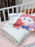 MOEDOOBIE暖糯兒童被套牛奶絨加絨加厚保暖秋冬寶寶幼兒入園被罩三件套 皇冠美人魚(yú)【加厚牛奶絨】 幼兒園床：120×150被套+60×135墊子套+30×50枕套 曬單實(shí)拍圖