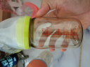 贝亲（Pigeon）宽口径PPSU奶瓶 婴儿奶瓶 160ml(绿色瓶盖) AA76 自然实感SS码 实拍图