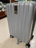 漢客行李箱男拉桿箱女登機箱鎮店之寶雙層拉鏈密碼箱子旅行箱20英寸灰 曬單實(shí)拍圖