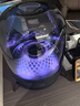 哈曼卡頓（Harman/Kardon）Aura Studio 4琉璃四代桌面藍牙音箱 360°環(huán)繞立體聲氛圍燈效 下沉式低音炮電腦電視音響生日禮物 琉璃4黑色[送音頻線(xiàn)+轉換器] 曬單實(shí)拍圖