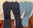 優(yōu)衣庫女裝修身喇叭牛仔褲/彈力水洗產(chǎn)品480782 479003 480782/69藏青色 M 曬單實(shí)拍圖