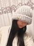 卡蒙（Kenmont）帽子護耳羊駝毛針織帽毛線(xiàn)帽女2025新款登山防寒大頭圍顯臉小9617 曬單實(shí)拍圖