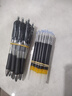 浩立興按動(dòng)中性筆水筆學(xué)生專(zhuān)用考試黑色筆水性簽字筆芯0.5mm按壓式k35子彈頭圓珠墨藍黑紅筆老師辦公筆 K35 黑色【10支筆+50支筆芯】 書(shū)寫(xiě)粗細0.5mm 曬單實(shí)拍圖
