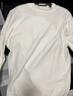 真維斯（Jeanswest）保暖t恤男半高領(lǐng)男士打底衫秋冬加厚純色長(cháng)袖上衣中領(lǐng)白色2XL 曬單實(shí)拍圖