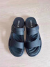 百麗戶(hù)外兩穿涼拖男夏季商場(chǎng)同款牛皮休閑沙灘涼鞋8GF01BL4 黑色 41 曬單實(shí)拍圖