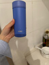 膳魔師（THERMOS）美甲杯250ml不銹鋼保溫杯小巧口袋杯百搭杯TCOG-250 MNG清晨藍 曬單實(shí)拍圖