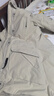 迪卡儂（DECATHLON）上衣防風(fēng)外套女戶(hù)外中長(cháng)款加厚保暖棉衣棉服派克大衣 NH900 淺白堊灰-NH900 M 曬單實(shí)拍圖