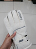 十竹滑雪手套女士加厚防風(fēng)水棉手機觸屏防滑東北加厚抗寒保暖玩雪裝備 白色【防滑防潑水】 曬單實(shí)拍圖