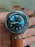 漢米爾頓（Hamilton）手表男士機械表瑞表 卡其航空超越風(fēng)速雙歷45藍盤(pán)皮帶手表男款 曬單實(shí)拍圖