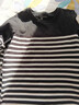 佐丹奴T恤女純棉條紋海軍風(fēng)?；晟篱_(kāi)叉下擺圓領(lǐng)長(cháng)袖t恤女13322802 曬單實(shí)拍圖