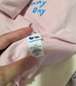 迷你巴拉巴拉【糯米T】男女童長(cháng)袖T恤純棉寶寶親膚磨毛萌趣上衣2025秋新款 粉紅60002 100 曬單實(shí)拍圖