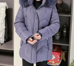 俞兆林50歲媽媽裝冬裝羽絨棉服女士中長(cháng)款中老年人冬季外套加絨加厚棉襖 JF918-灰紫色【加絨】 加厚 3XL 【建議120-135斤】 曬單實(shí)拍圖