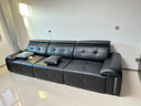 酷比得電動(dòng)沙發(fā)床意式極簡(jiǎn)三人位小戶(hù)型多功能伸縮真皮沙發(fā)客廳 【接觸面】S級頭層牛皮三人位3.4米.三功能 曬單實(shí)拍圖