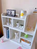 聚驪匯桌面可伸縮多層化妝品收納盒香水面膜防塵置物柜梳妝臺面水杯架子 白色-長(cháng)虹 曬單實(shí)拍圖