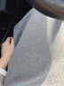三只小山羊2024早秋新品【遇見(jiàn) 】100純羊絨女士半身裙 云錦灰 M 曬單實(shí)拍圖