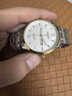 瑞士浪琴手表男士商務(wù)高檔機械表十大品牌夜光防水適用男腕表 728間金白面-升級版 送貔貅皮表帶 曬單實(shí)拍圖
