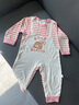 馬卡樂(lè )【孕媽有禮】嬰幼兒童春季純棉連體衣爬服休閑睡衣哈衣 粉色 90cm 曬單實(shí)拍圖