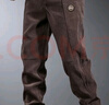 JEEP吉普休閑褲男秋冬季寬松束腳褲子男士燈芯絨加厚男褲 咖啡色 XL 曬單實(shí)拍圖