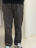馬克華菲休閑褲男士秋冬季百搭寬松直筒加絨保暖長(cháng)褲 灰色加絨  2XL 曬單實(shí)拍圖