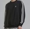 阿迪達斯（adidas）三葉草系列 男 Oversize crew 衛衣 JN9786 黑色  M  曬單實(shí)拍圖