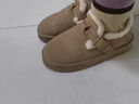 TGS UGG【廠(chǎng)牌】厚底雪地靴女女鞋加絨毛毛勃肯鞋棉鞋 栗色升級款 加絨 36 曬單實(shí)拍圖