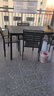 鳳朝皇戶(hù)外桌椅套裝庭院室外塑木防腐別墅陽(yáng)臺4椅一桌花園休閑餐桌椅子 經(jīng)典款 巴克4椅+160x90 拼花長(cháng)桌 新鍍鋅鋼架 曬單實(shí)拍圖