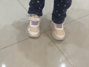 百麗童鞋女童閃燈鞋運動(dòng)亮燈鞋25年秋季新款學(xué)步鞋發(fā)光鞋白色/粉色28 曬單實(shí)拍圖
