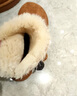 百麗（Belle）時(shí)尚毛球掛飾雪地靴女冬季新款商場(chǎng)同款厚底保暖短靴E8U1DDD5 棕色 35 曬單實(shí)拍圖