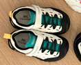 英氏（YEEHOO）童鞋兒童運動(dòng)鞋2025秋季新款透氣輕便沙灘鞋涉水寶寶洞洞鞋 白綠色 30 碼-適合腳長(cháng)18.8-19.1cm 曬單實(shí)拍圖
