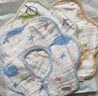 十月結晶寶寶圍嘴吃飯口水巾6層純棉防水圍兜飯兜口水巾360度可旋轉 3條裝 曬單實(shí)拍圖