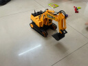 双鹰遥控挖掘机玩具车挖机挖土机电动遥控车汽车工程模型儿童礼物 标准版35cm(E571-001) 实拍图