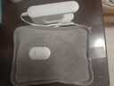彩虹熱水袋暖手寶充電暖寶寶暖水袋注水暖手袋熱敷暖肚子暖腳 灰色 曬單實(shí)拍圖